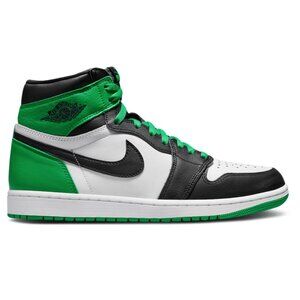 Mens Air Jordan 1 Retro High OG Sneakers Lucky Green